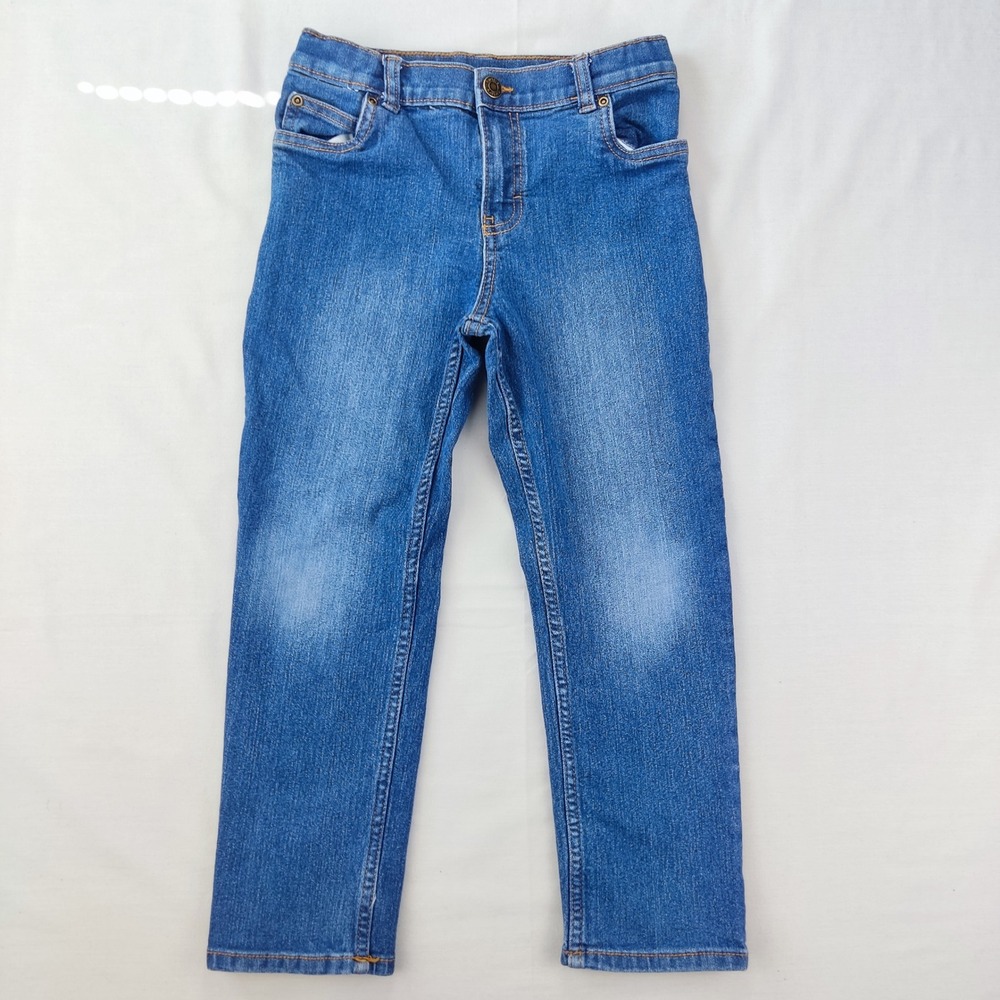 Carter's Jeans Kids Size 6 Blue Straight Leg Denim Pants Casual Classic Wash